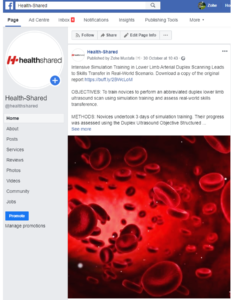 Facebook Health Shared Feed