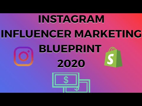 Instagram Influencer Marketing Blueprint | Shopify Dropshipping 2020