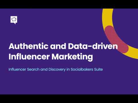 Authentic and Data-driven Influencer Marketing