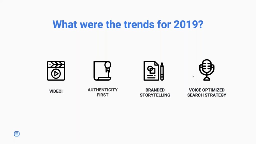 5 Content Marketing Trends for 2020