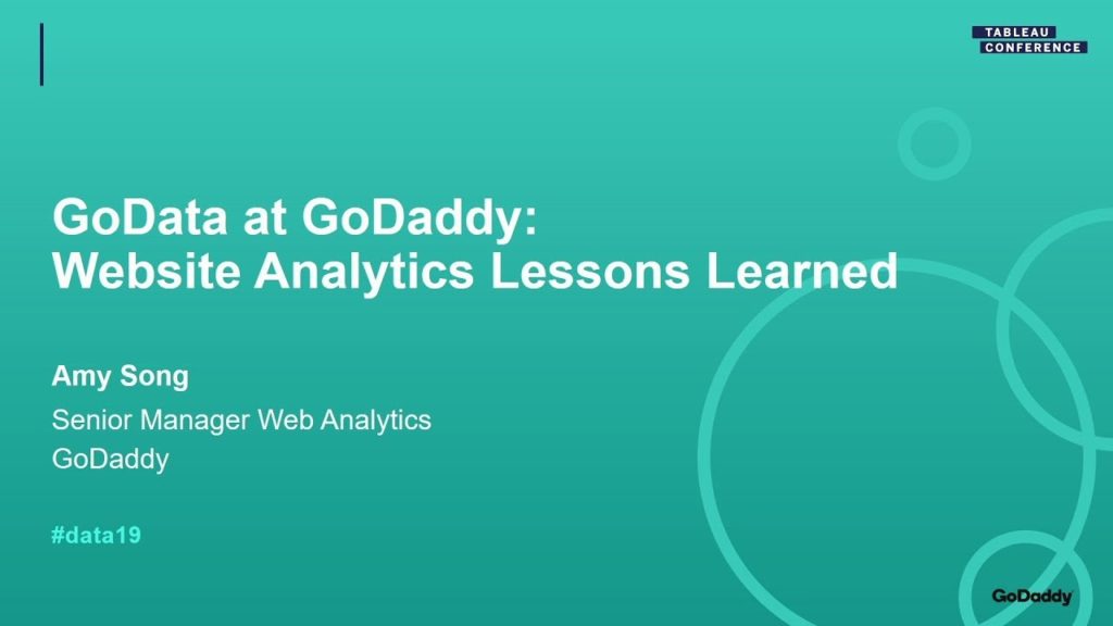 GoDaddy: GoData Web Analytics Lessons Learned