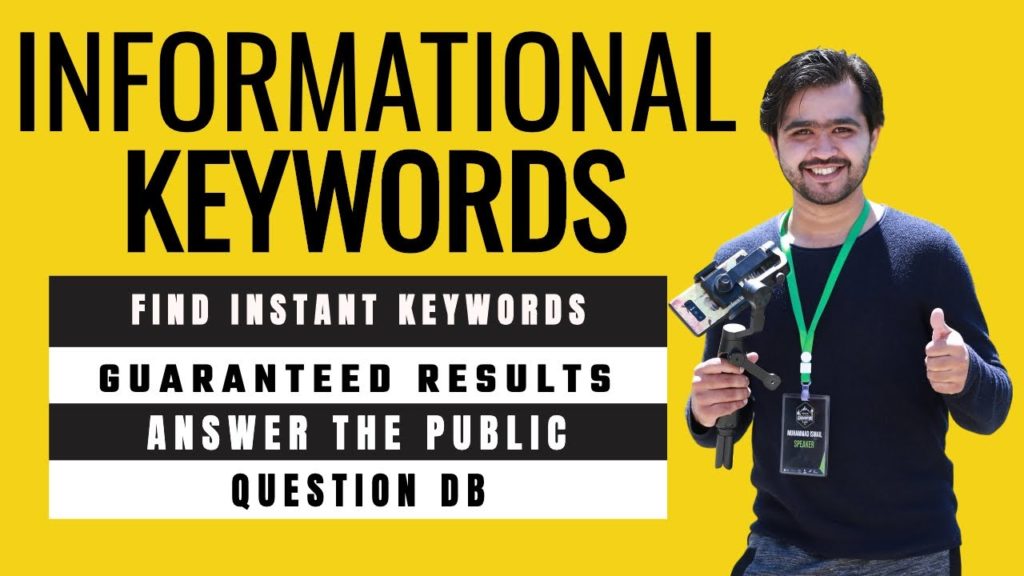 Informational keyword Research: Advance Keyword Research for SEO 2020