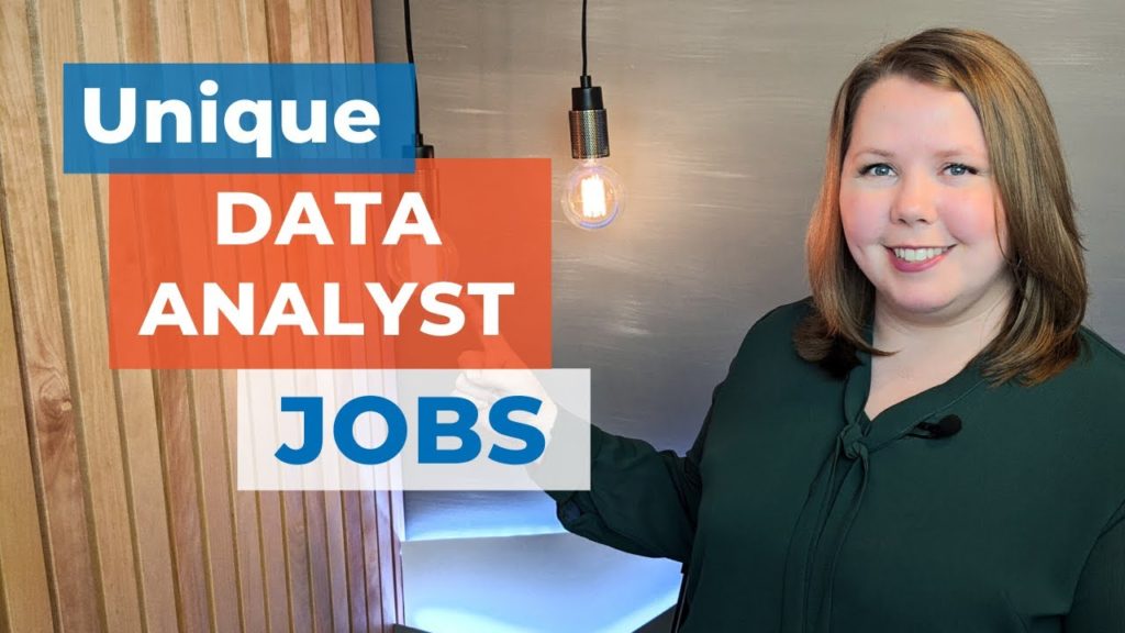 4 Unique Data Analytics Jobs