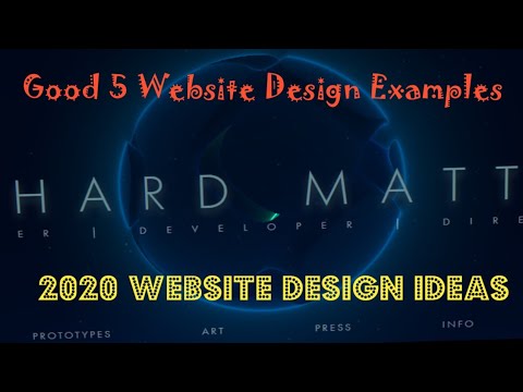 5 Awesome Web Design Inspiration in 2020 | Good 5 web design Examples in 2020