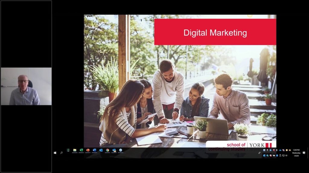 Certificates in Digital and Content Marketing Webinar Info Session Jan 2020