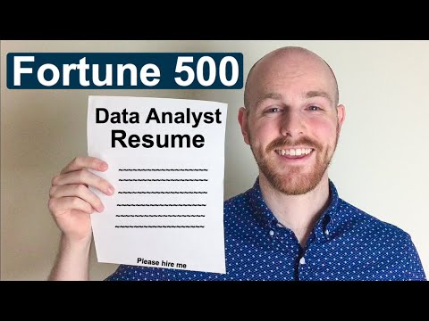 Data Analyst Resume | Reviewing My Resume! | Fortune 500 Data Analyst