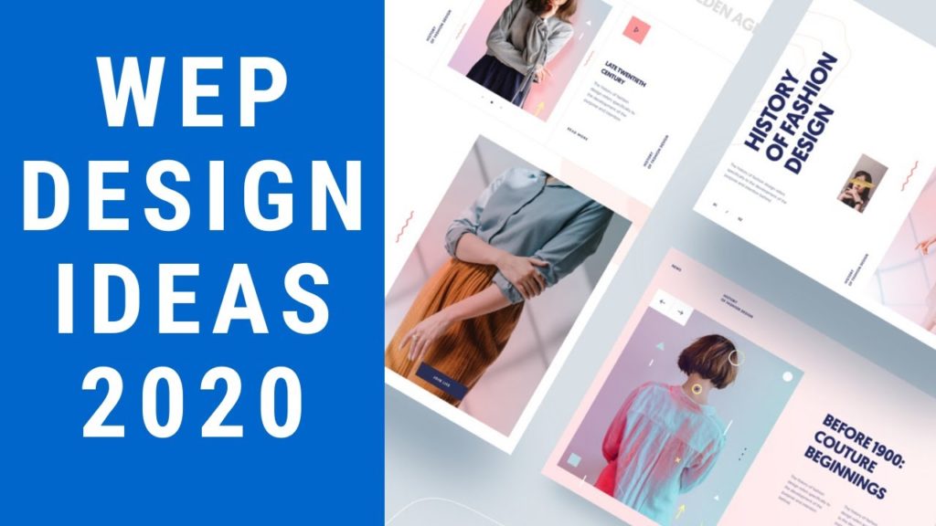 Top 5 web design inspiration trends 2020 I responsive modern ui ux web design ideas