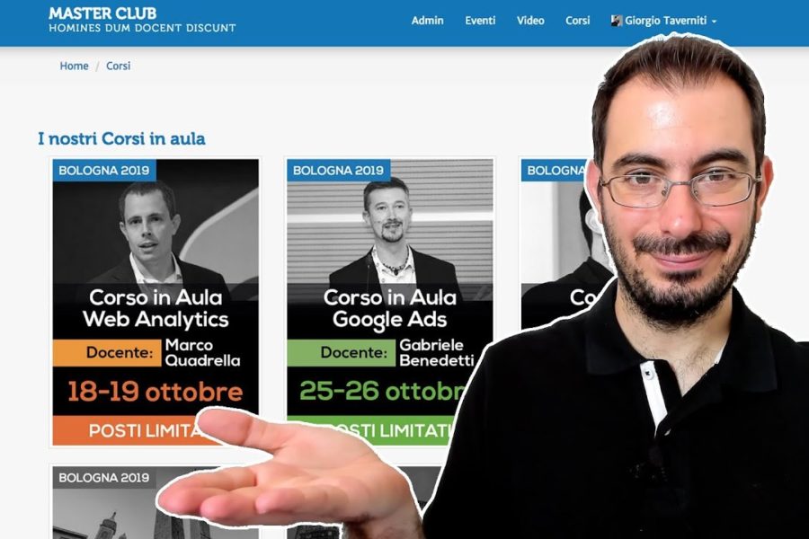 I Nostri Corsi: Web Analytics, Google Ads, SEO