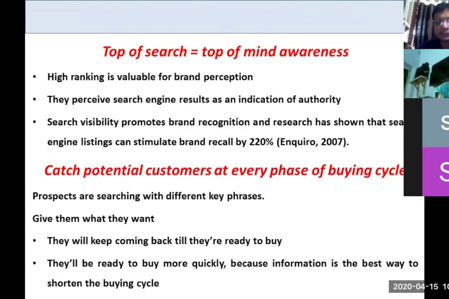 Search Engine Marketing: Introduction to SEO and Pay Per Click